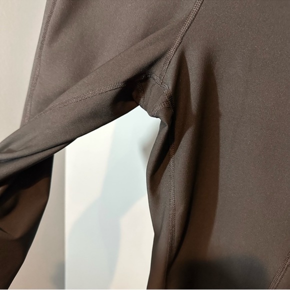 Nike Dri-Fit Athletic Capri Leggings in Black/Orange - Picture 8 of 8